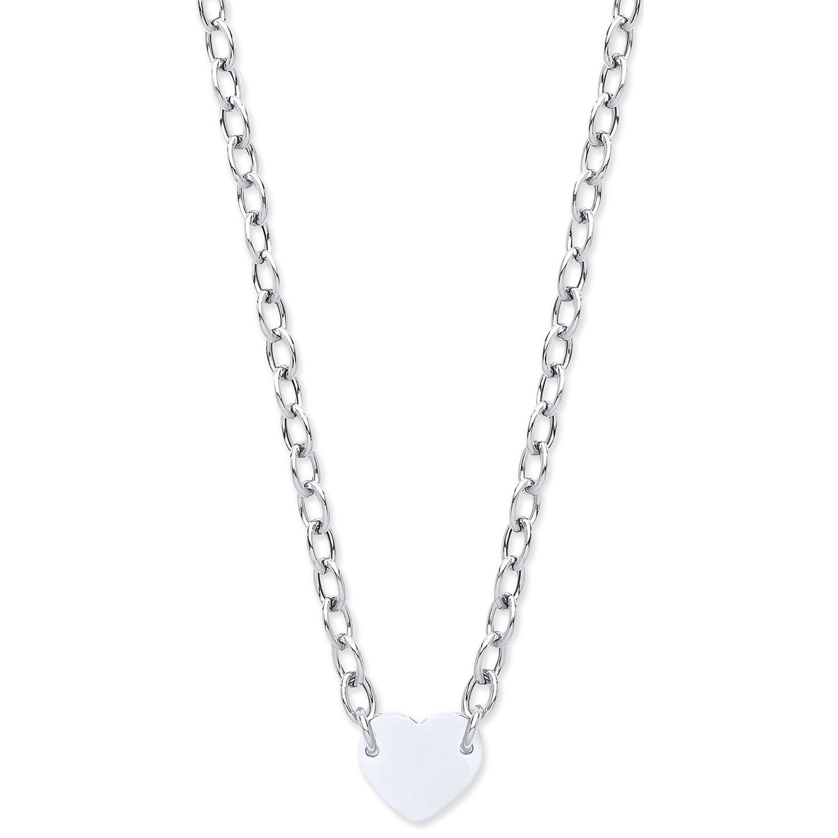 Sterling Silver Convertible Heart Bracelet/Necklace