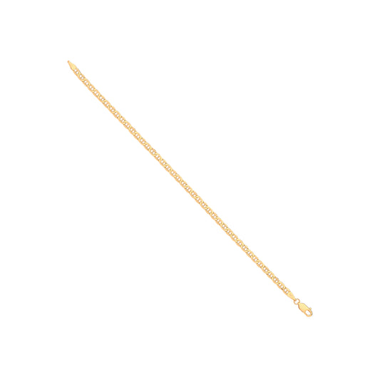 14ct Yellow Gold 3.5mm Flat Anchor Chain
