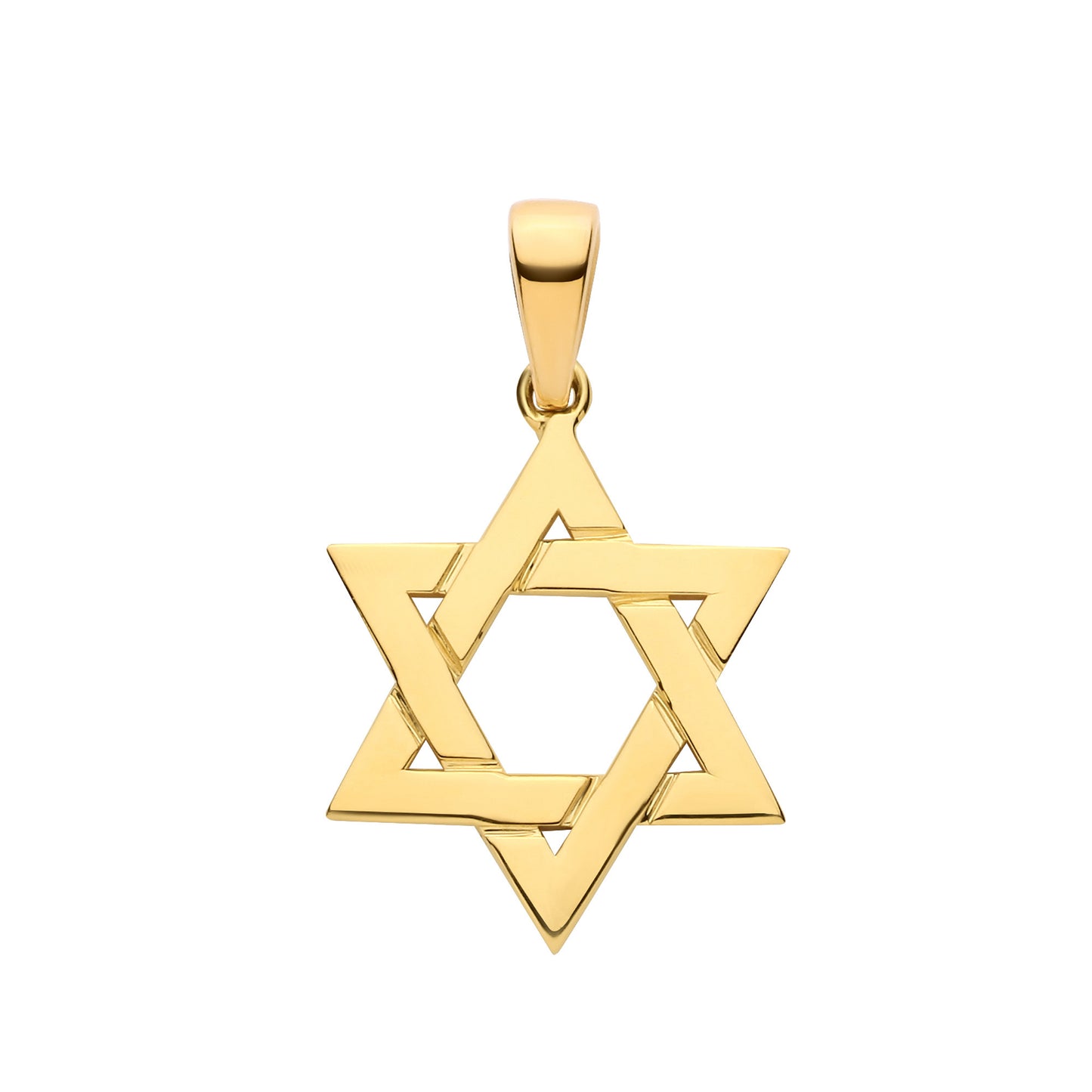 9ct Yellow Gold Tradition Star of David Pendant