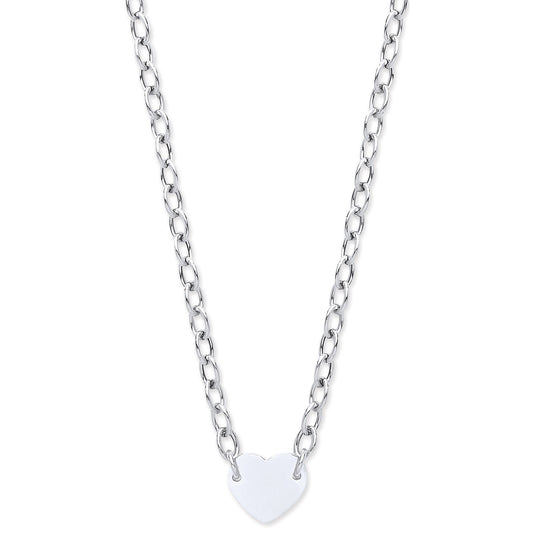 Sterling Silver Convertible Heart Bracelet/Necklace