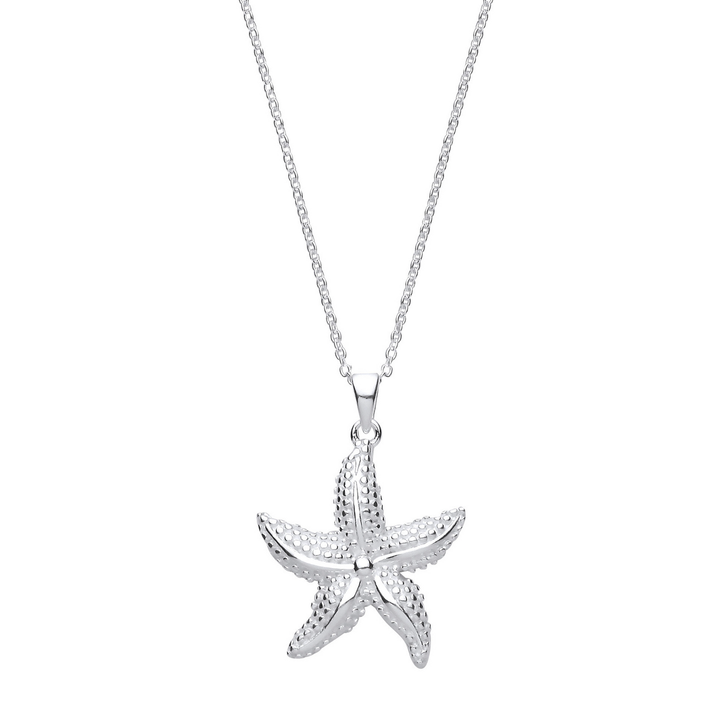 Sterling Silver Starfish Necklace