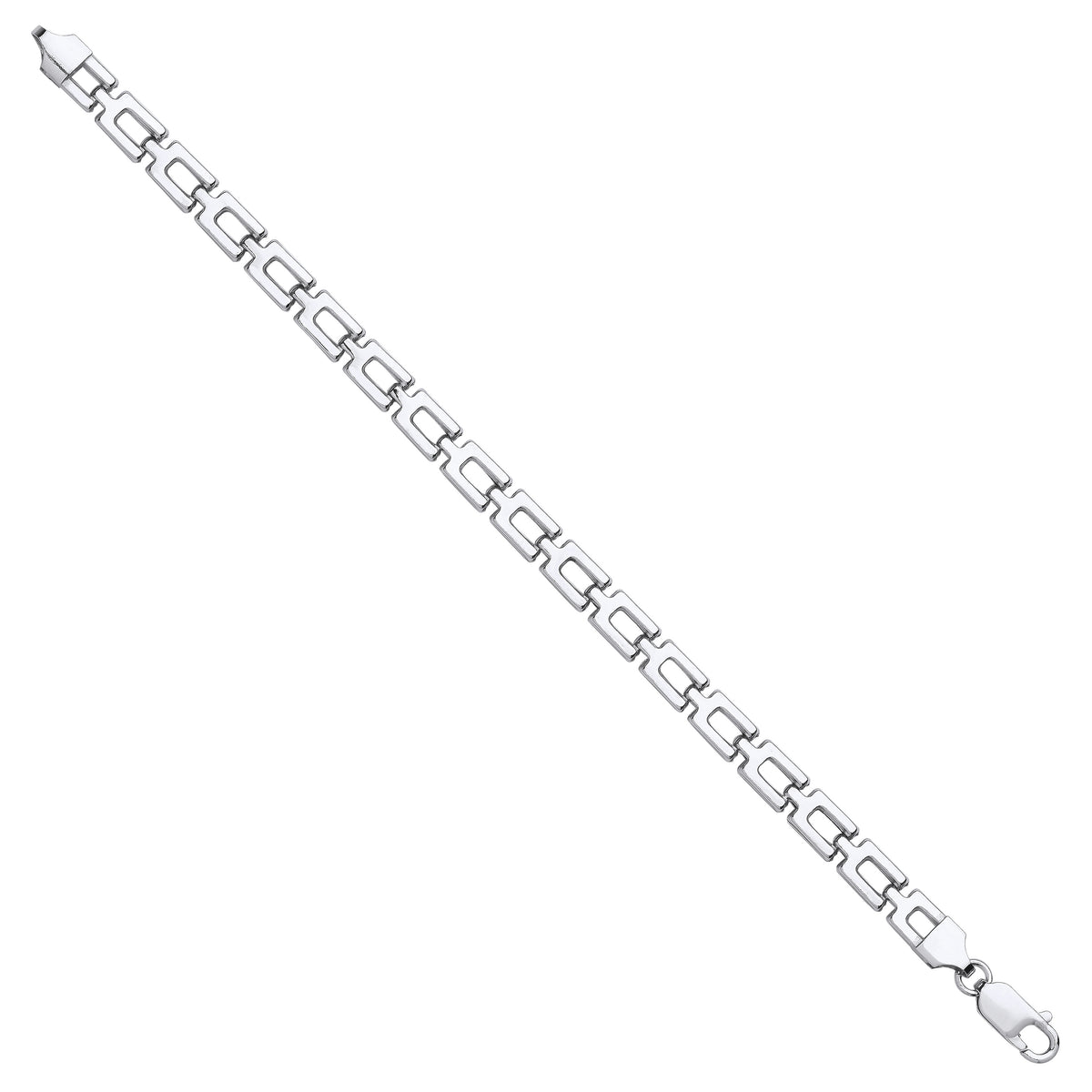Sterling Silver 6mm Open Link Chain Bracelet