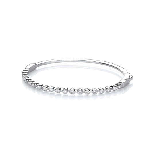 Rubover CZs Ladies J-Jaz Bangle