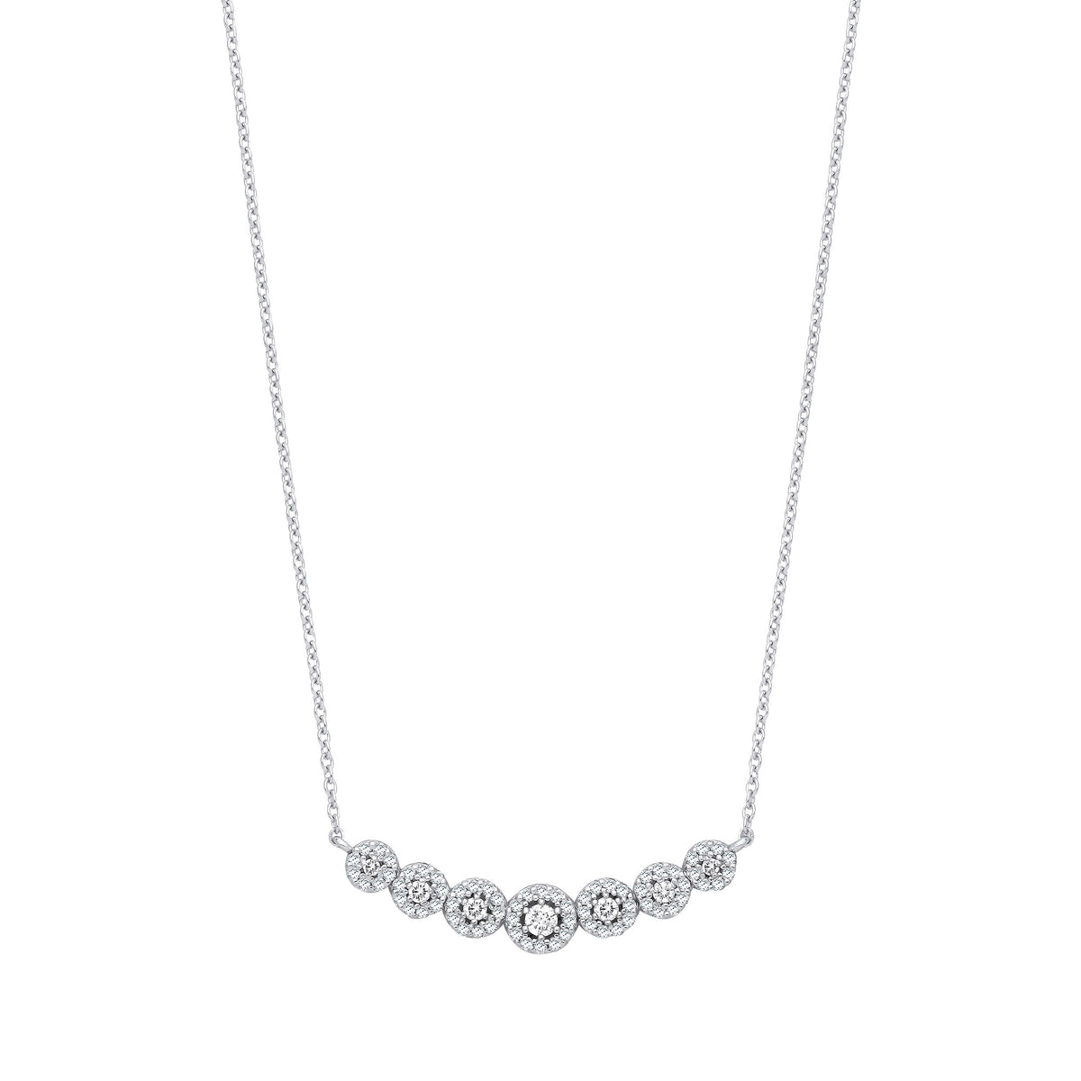 18ct White Gold Necklace 0.50ctw