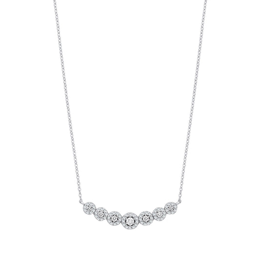 18ct White Gold Necklace 0.50ctw