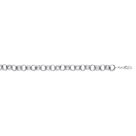 Silver 11.0mm Filigree Belcher Chain
